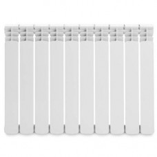 Биметаллический радиатор Kiran 500х96 Белый 10 секций