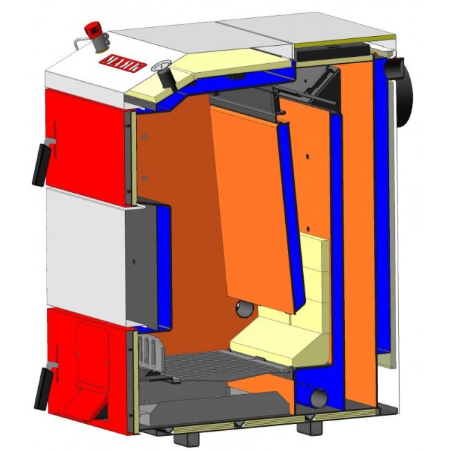 Котел твердотопливный шахтный продолжительного горения КТШ-31 ECO FRONT