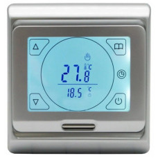 Програмований терморегулятор для теплої підлоги IN-THERM E91 Silver