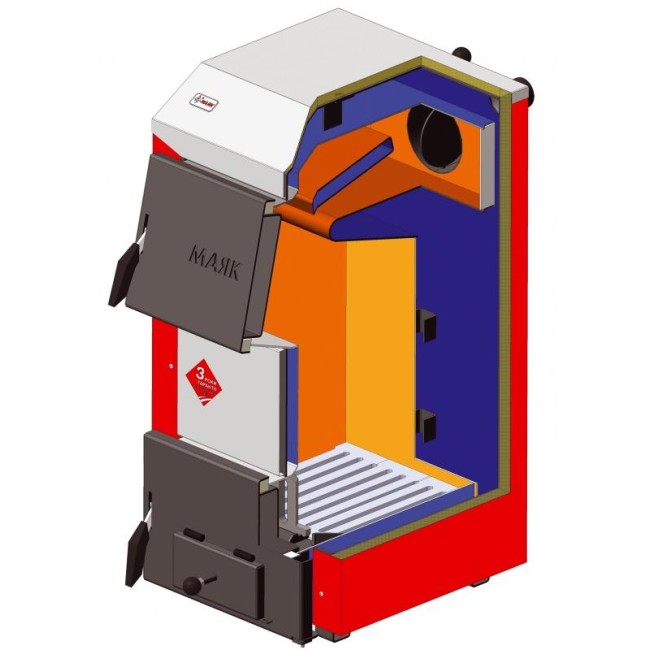 Твердотопливный котел с чугунными колосниками АОТ-20 STANDARD