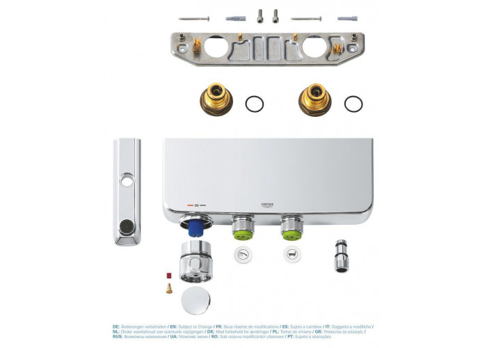 Grohe Grohtherm SmartControl Термостатический смеситель для ванны, настенный монтаж (34718000)