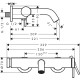 Змішувач hansgrohe Tecturis S для ванни, хром 73422000