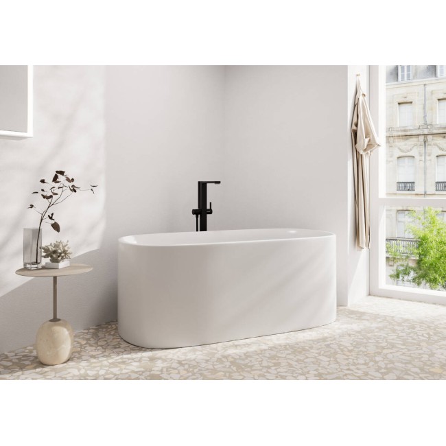 Смеситель hansgrohe Tecturis E для ванны напольный, черный матовый 73445670