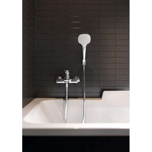 Смеситель hansgrohe Logis для ванны 71400670 черный матовый