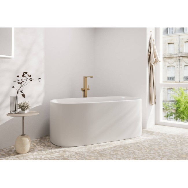 Смеситель hansgrohe Tecturis E для ванны напольный, бронза 73445140