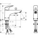 Змішувач hansgrohe Logis Monotrou на борт ванни 71312000 хром