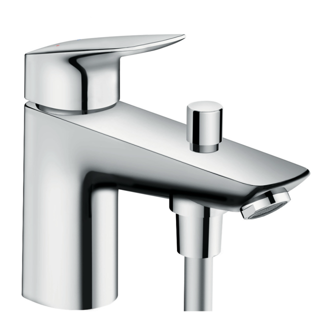Змішувач hansgrohe Logis Monotrou на борт ванни 71312000 хром
