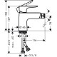 Змішувач hansgrohe Talis E push-open для біде 71721000