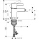 Змішувач hansgrohe Metris S для біде 31261000 (розпродаж коллекції)