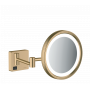 Дзеркало для гоління hansgrohe AddStoris 41790140 з підсвічуванням LED бронза матовий