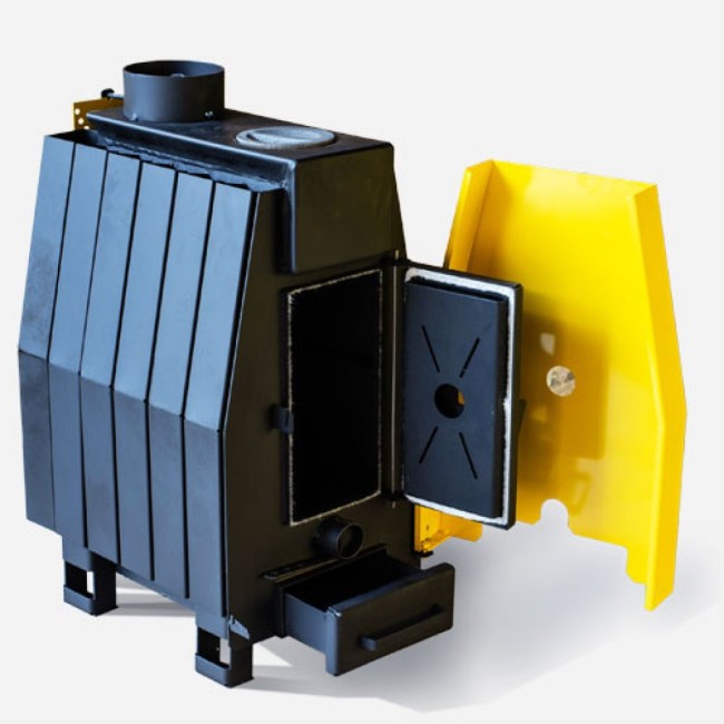 Теплогенератор твердопаливний (буржуйка) Данко-ТТ-6В (вікно)