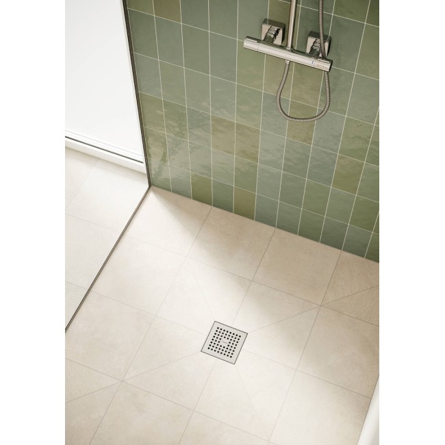 Точечный слив 150/150 hansgrohe RainDrain Point 56248800 с решеткой и монтажным комплектом