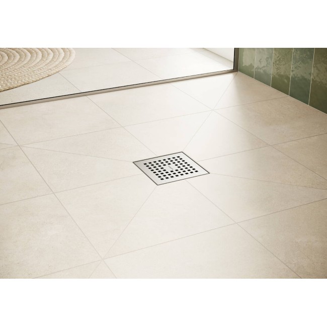 Точечный слив 150/150 hansgrohe RainDrain Point 56248800 с решеткой и монтажным комплектом