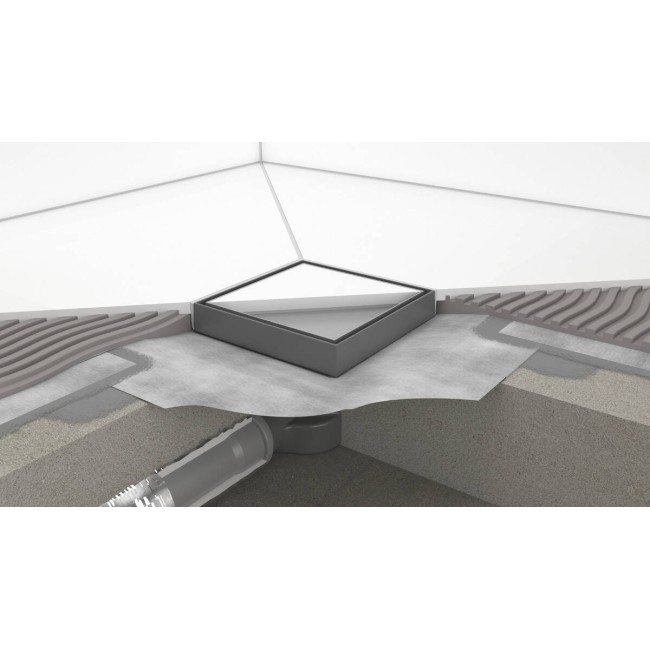 Точечный слив 150/150 hansgrohe RainDrain Point 56249800 с решеткой и монтажным комплектом