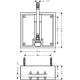 Прихована частина hansgrohe Raindance верхнього душу 260×260 мм 26471180