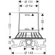 Прихована частина hansgrohe для підлогових змішувачів 10452180