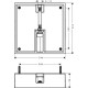 Прихована частина hansgrohe Raindance верхнього душа 400×400 мм 26254180