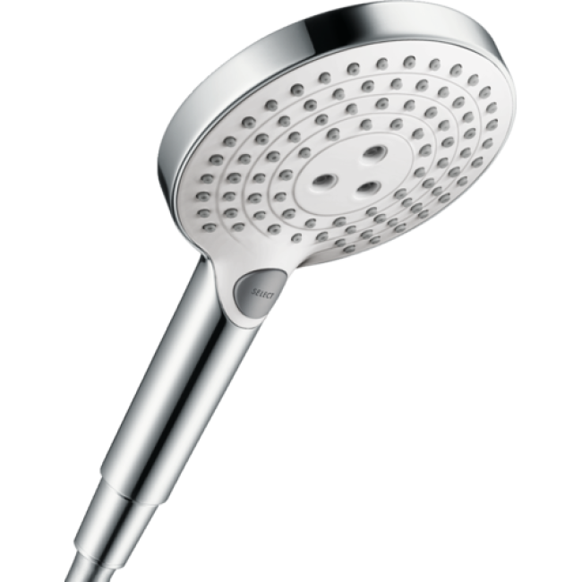 Ручной душ hansgrohe Raindance Select S 120 3jet EcoSmart 26531400 белый/хром
