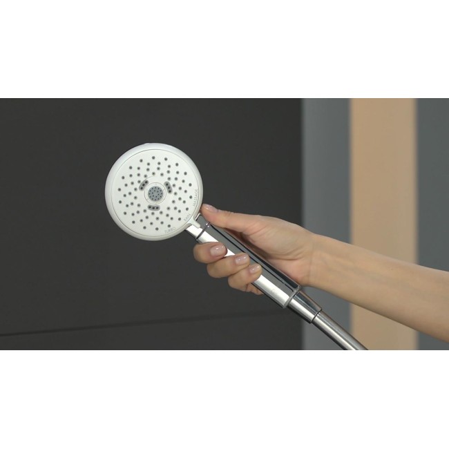 Ручний душ hansgrohe Crometta 100 Multi 3jet 26823400 білий/хром