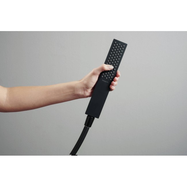 Ручной душ hansgrohe Pulsify E EcoSmart+ 24321670 черный матовый
