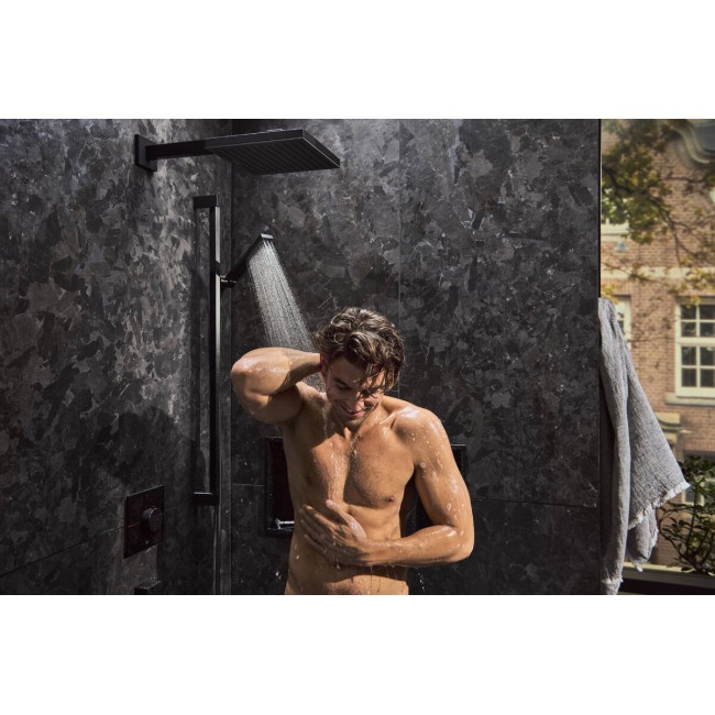 Ручной душ hansgrohe Pulsify E EcoSmart+ 24321670 черный матовый