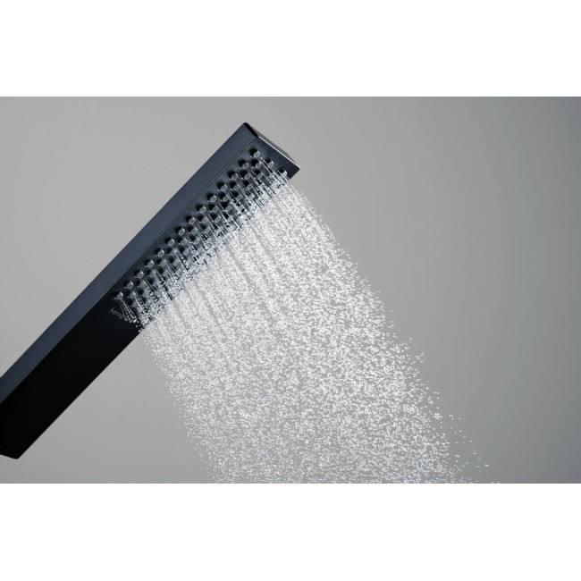 Ручной душ hansgrohe Pulsify E 1jet EcoSmart, 24320670 черный матовый