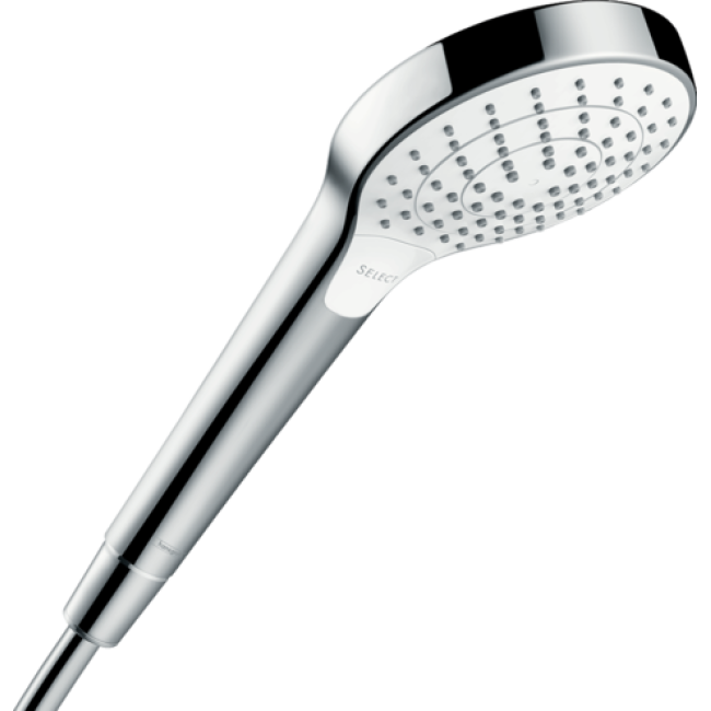 Ручной душ hansgrohe Croma Select S Multi EcoSmart 26803400 белый/хром