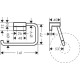 Тримач туалетного паперу hansgrohe AddStoris 41771990 золото