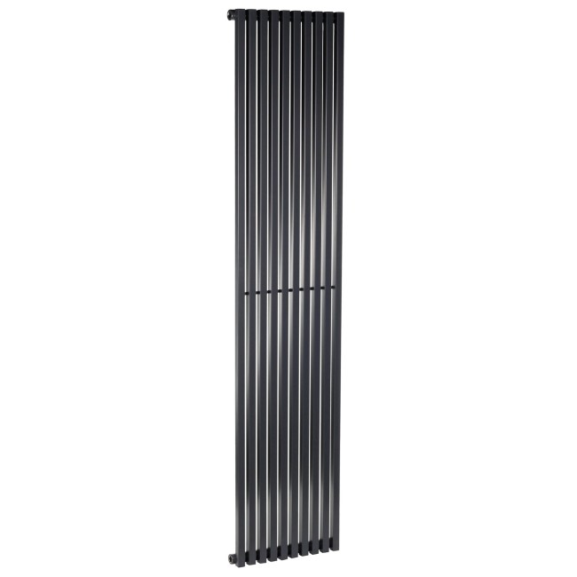 Вертикальний радіатор Quantum 1800×405, нижнє підк., графіт