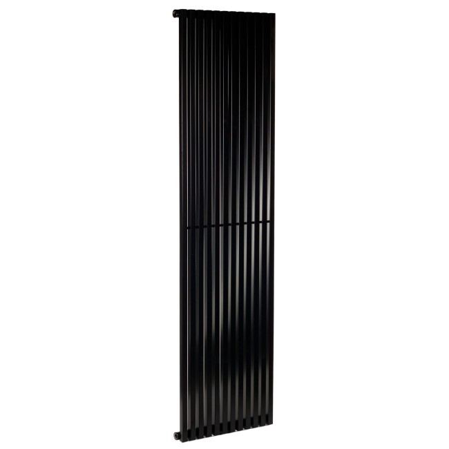 Вертикальний радіатор Quantum 1800×485, нижнє підк., чорний