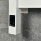Електрична рушникосушка NAVIN Largo 1100х500 Sensor з Wi-Fi, широка лівобічна, білий оксамит