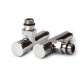 Кран угловой удлиненный для полотенцесушителей Raftec 1/2x1/2 Chrome, 2шт.