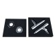 Кран угловой удлиненный для полотенцесушителей Raftec 1/2x1/2 Chrome, 2шт.