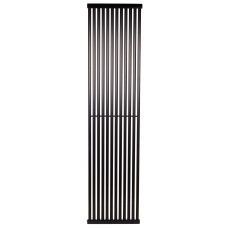 Вертикальний радіатор PS Style 1800×441, бокове підк., чорний