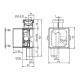Сифон для кондиціонера Hutterer&Lechner ДУ-32 100х100 (HL138)
