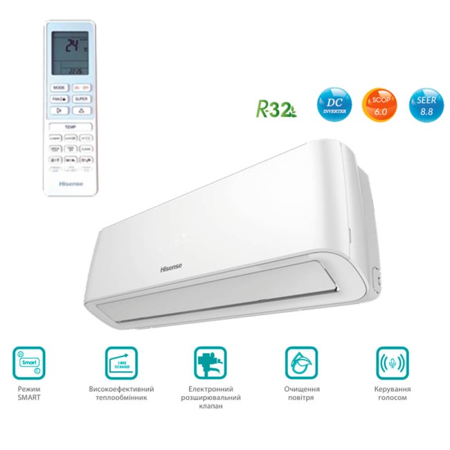 Кондиціонер спліт-система Hisense Energy Pro QE35XV0E