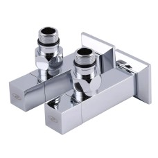 Угловой кран удлиненный Solomon CUBE CHROM 1/2"х1/2", 2шт.