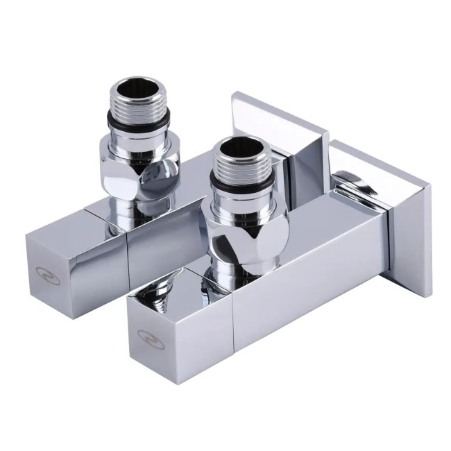 Угловой кран удлиненный Solomon CUBE CHROM 1/2"х1/2", 2шт.