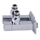 Угловой кран удлиненный Solomon CUBE CHROM 1/2"х1/2", 2шт.