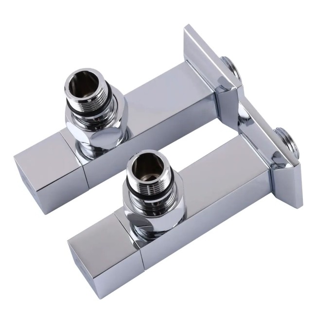 Угловой кран удлиненный Solomon CUBE CHROM 1/2"х1/2", 2шт.