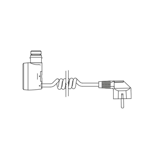 ТЭН для полотенцесушителя TERMA MOA 300W, белый