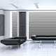 Вертикальний радіатор Quantum 1800×405 бокове підк., чорний