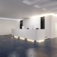 Вертикальний радіатор Quantum 1800×405 бокове підк., чорний