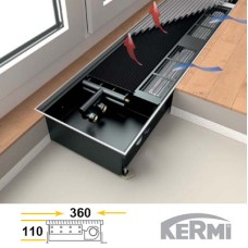 Радиатор в пол Kermi Ascotherm KRN81 360 110 3000