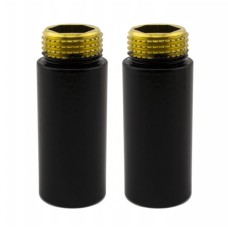 Комплект удлинителей NAVIN M22×1,5×1/2", 50 мм, черный муар, 2 шт