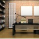 Дизайнерський вертикальний радіатор Praktikum 1800×463, нижнє підк., білий