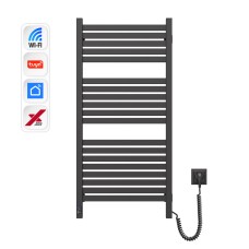 Електрична рушникосушка NAVIN Авангард X 480х1000 Sensor з WI-FI правобічна, чорний муар