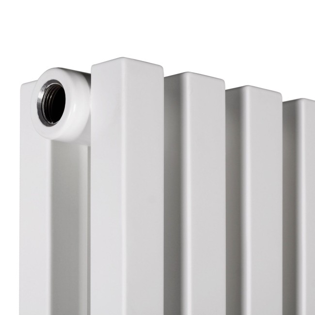 Дизайнерський вертикальний радіатор Quantum 1800×365, бокове підк.
