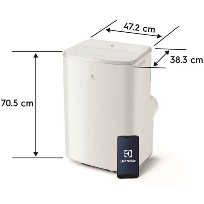Мобільний кондиціонер Electrolux білий (EXP26U339CW)