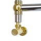 Кран угловой для полотенцесушителей Raftec 1/2"х1/2" удлиненный, золото, 2шт.